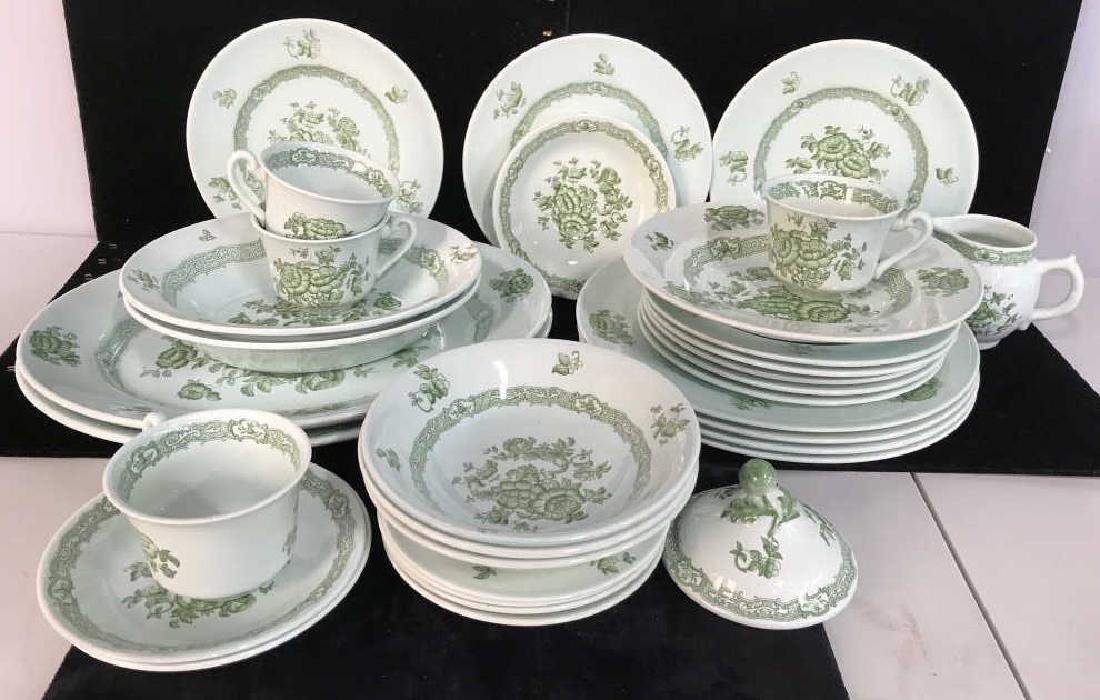 Set Crown Devon English China, app 46 pcs (1 of 9)