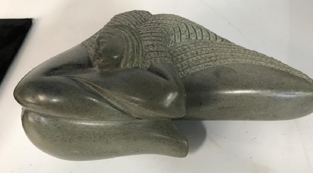 L. DONA Signed Carved Stone Sculptural (1 of 12)