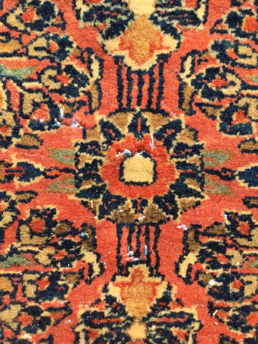 Handmade Antique Sarouk Wool Rug (1 of 10)