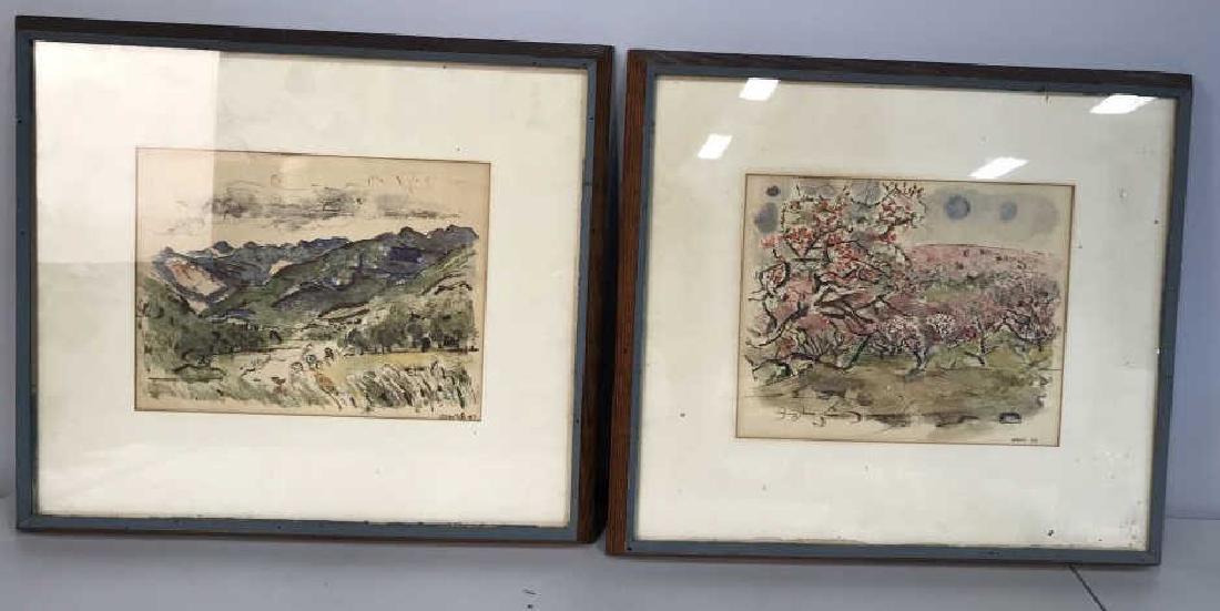 MARIN, 1948 Pair Print Artworks Framed (1 of 13)