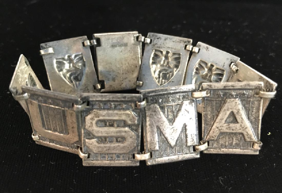 USMA Sterling Silver Link Bracelet (1 of 13)