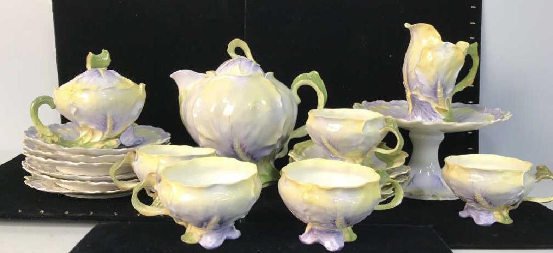 Purple Yellow Cabbage Form Dessert  Set (1 of 18)