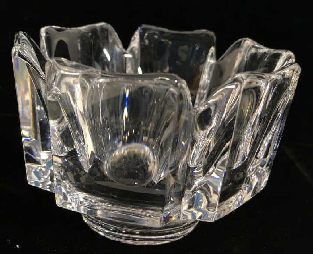 ORREFORS Footed Crystal Bowl (1 of 7)