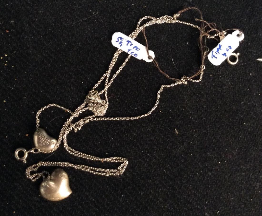 Two TIFFANY & CO Sterling Neclace Bracelet (1 of 7)
