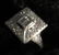 Art Deco Platinum Diamond Ring Jewelry - 2