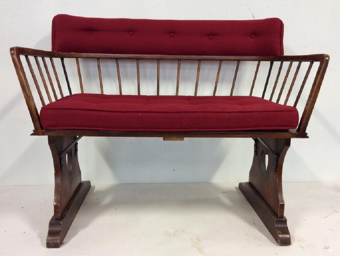 Vintage Cushioned Buggy Seat Bench (1 of 9)
