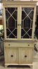 Cream Toned Display Hutch