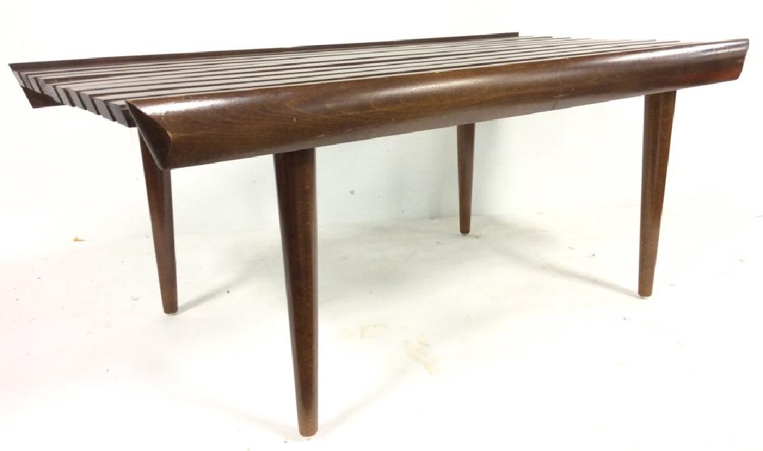 Vintage Mid Century Modern Slat Bench (1 of 10)