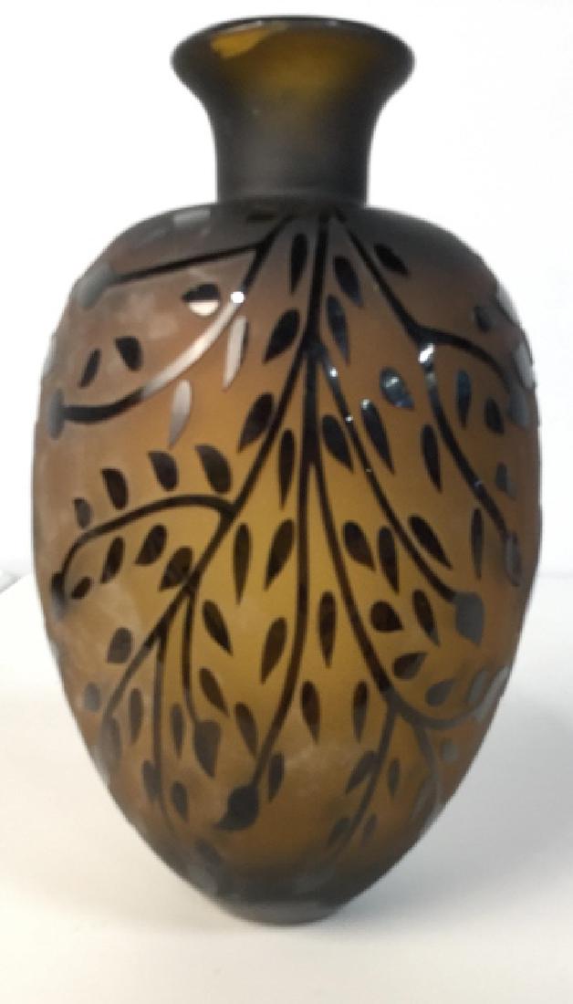 TOZAL Marked Art Glass Vase (1 of 8)