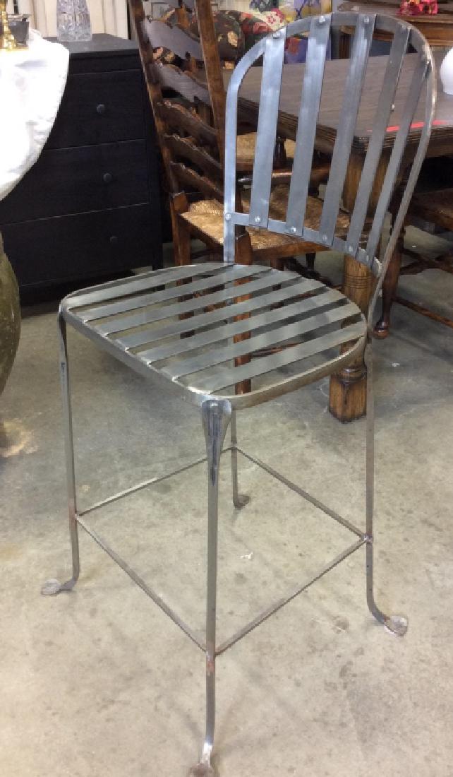 Hand Forged Iron Metal Bar Stool (1 of 9)