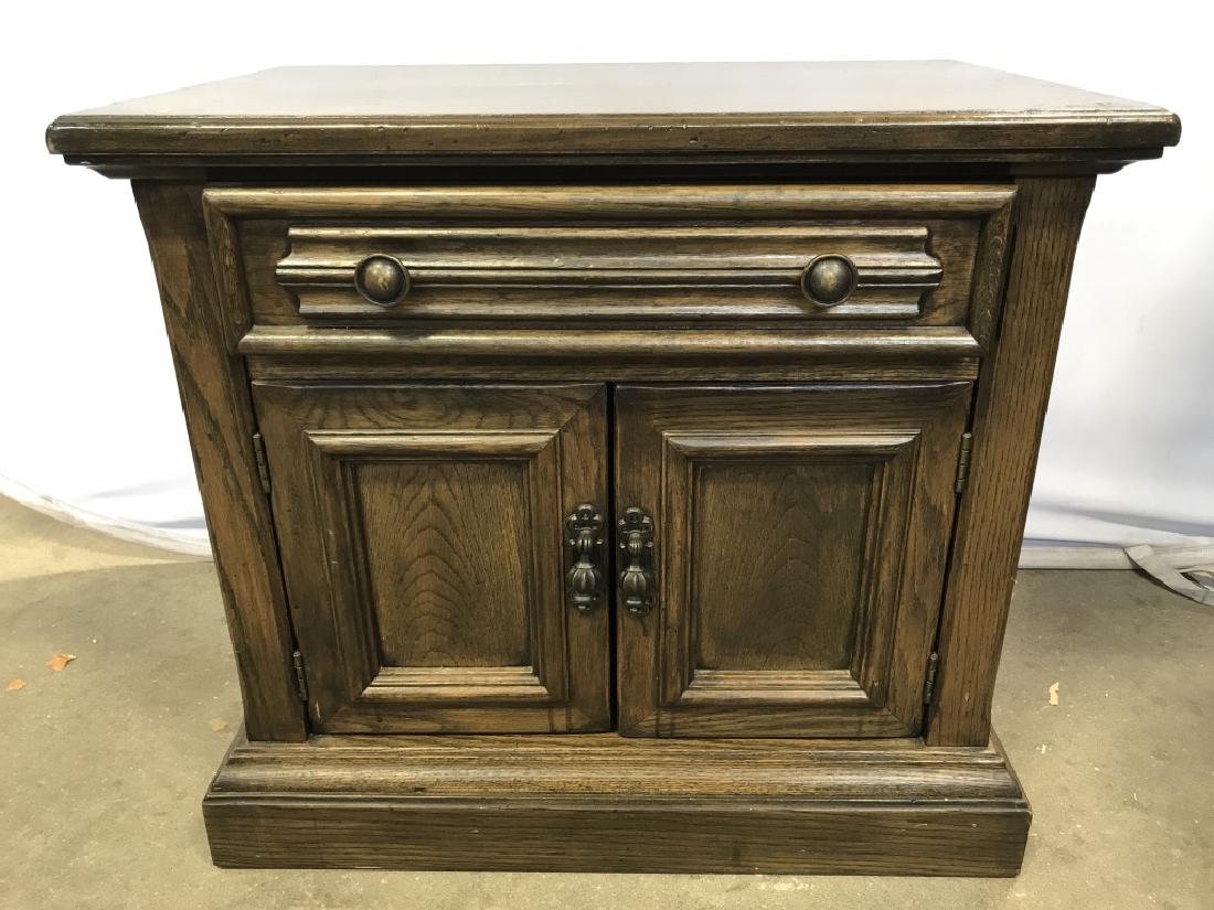 Dark Olive Toned DREXEL Nightstand (1 of 8)