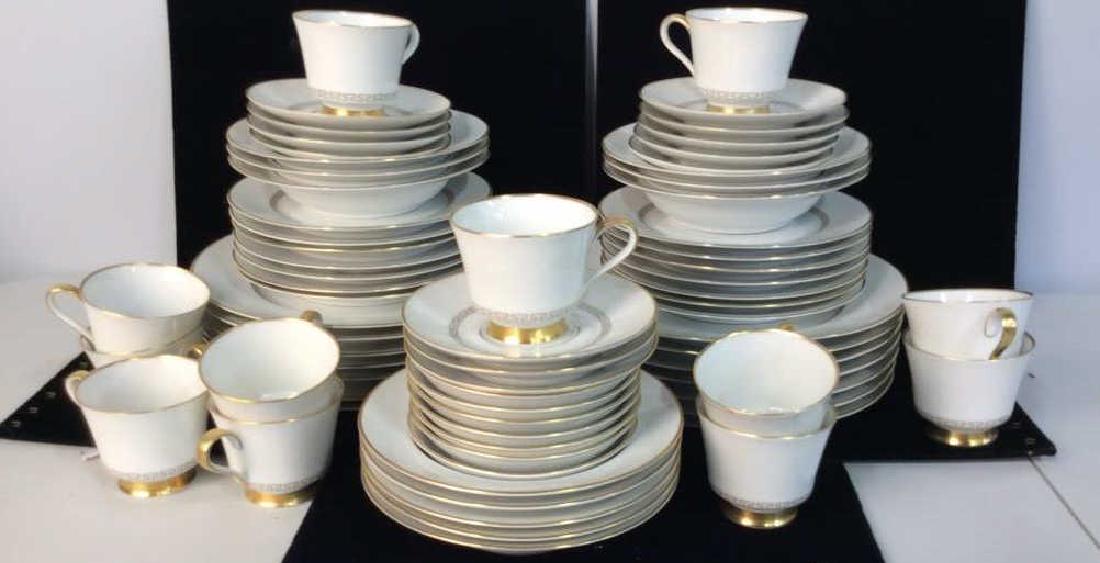 Dinner Set White and Gold Germany Porcelain (1 of 16)