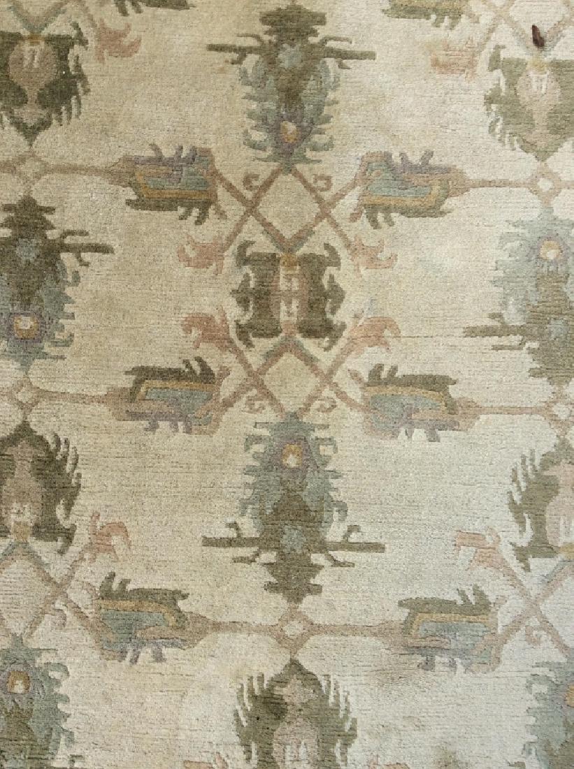 Handmade Fringed Wool Pile Rug (1 of 8)