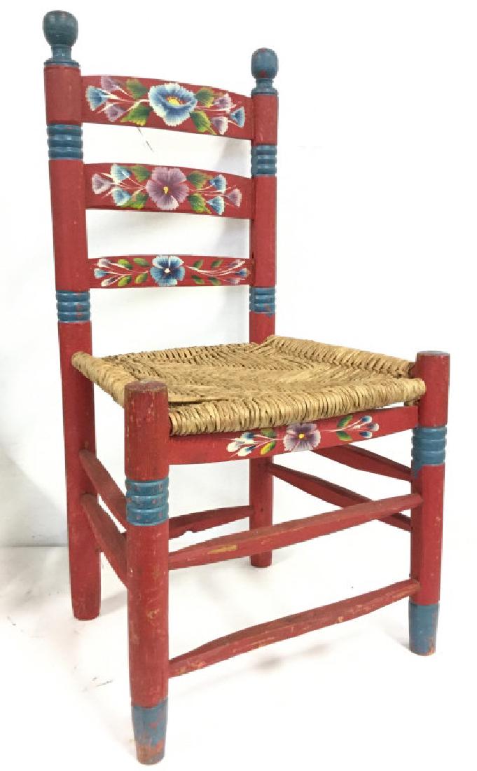 Vintage Folk Art Farm House Chair (1 of 11)