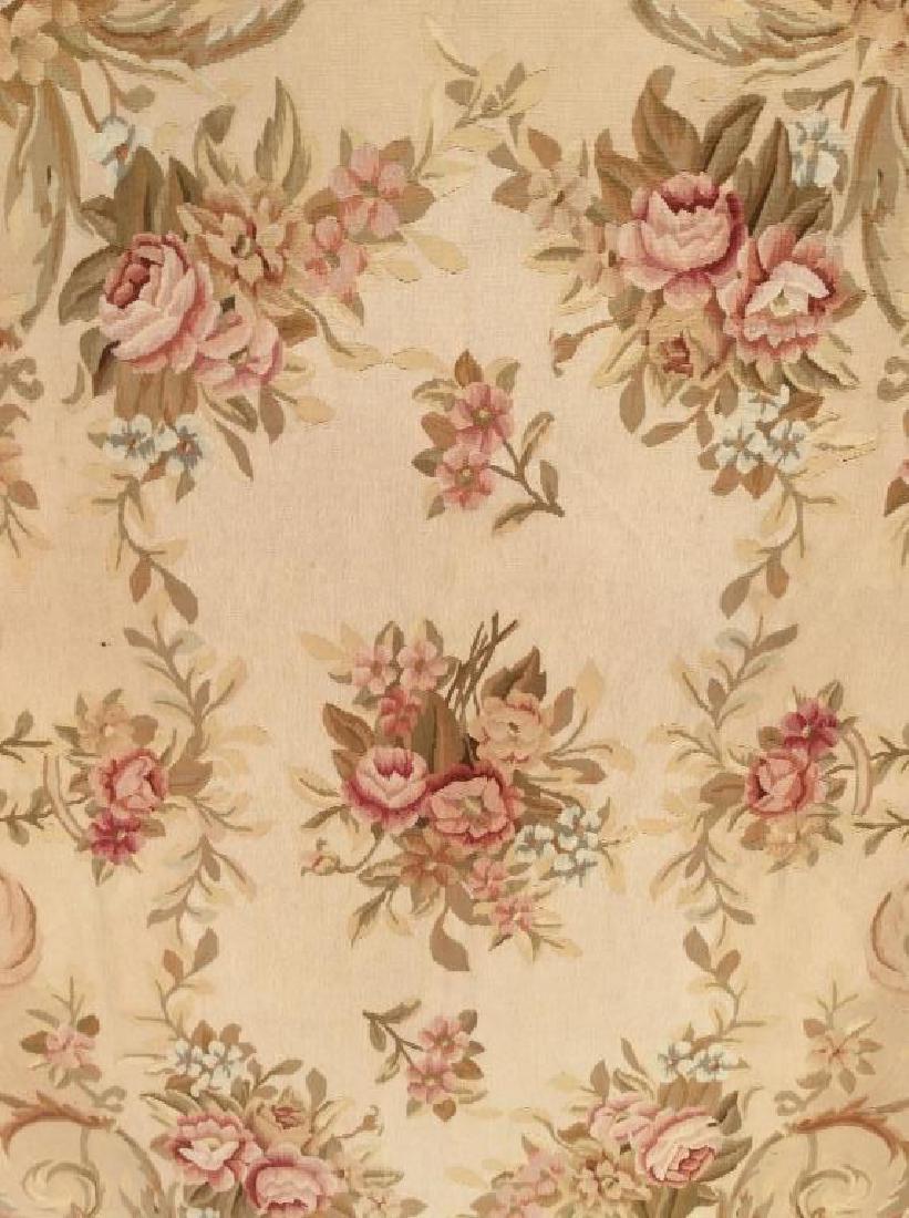 Handmade Vintage Aubusson Wool Rug (1 of 10)