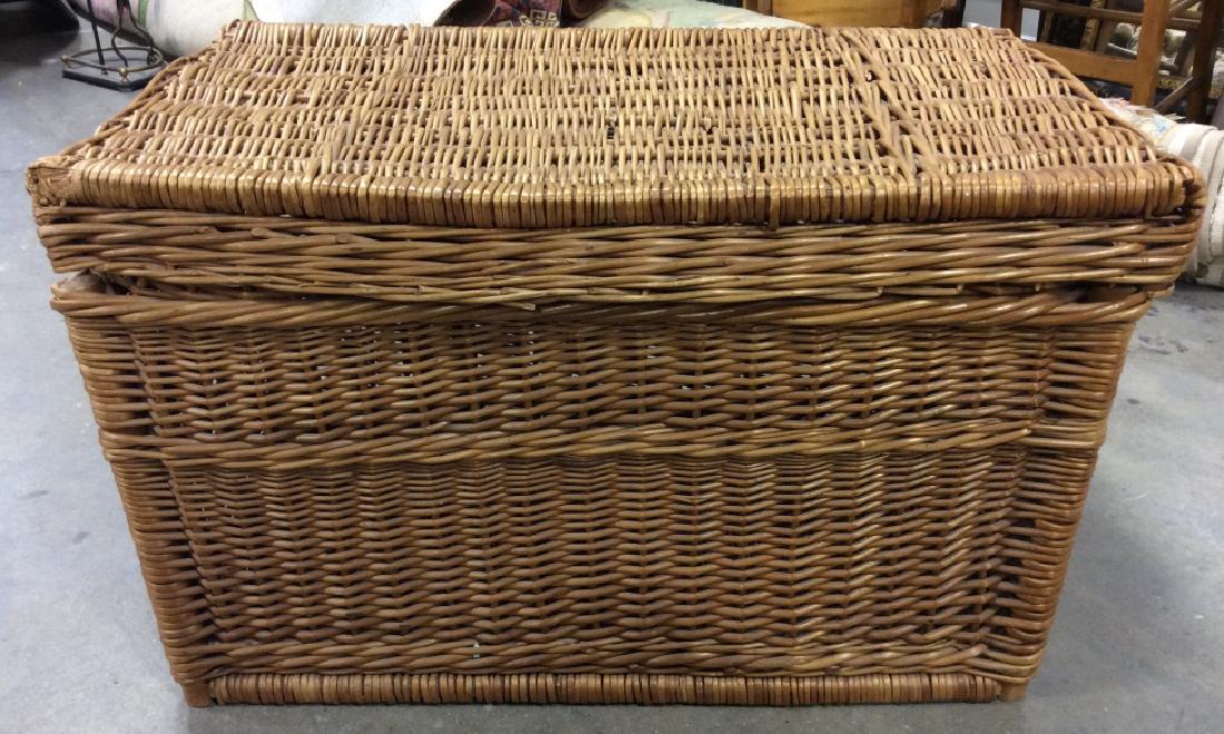 Woven Wicker Trunk W Handles (1 of 6)