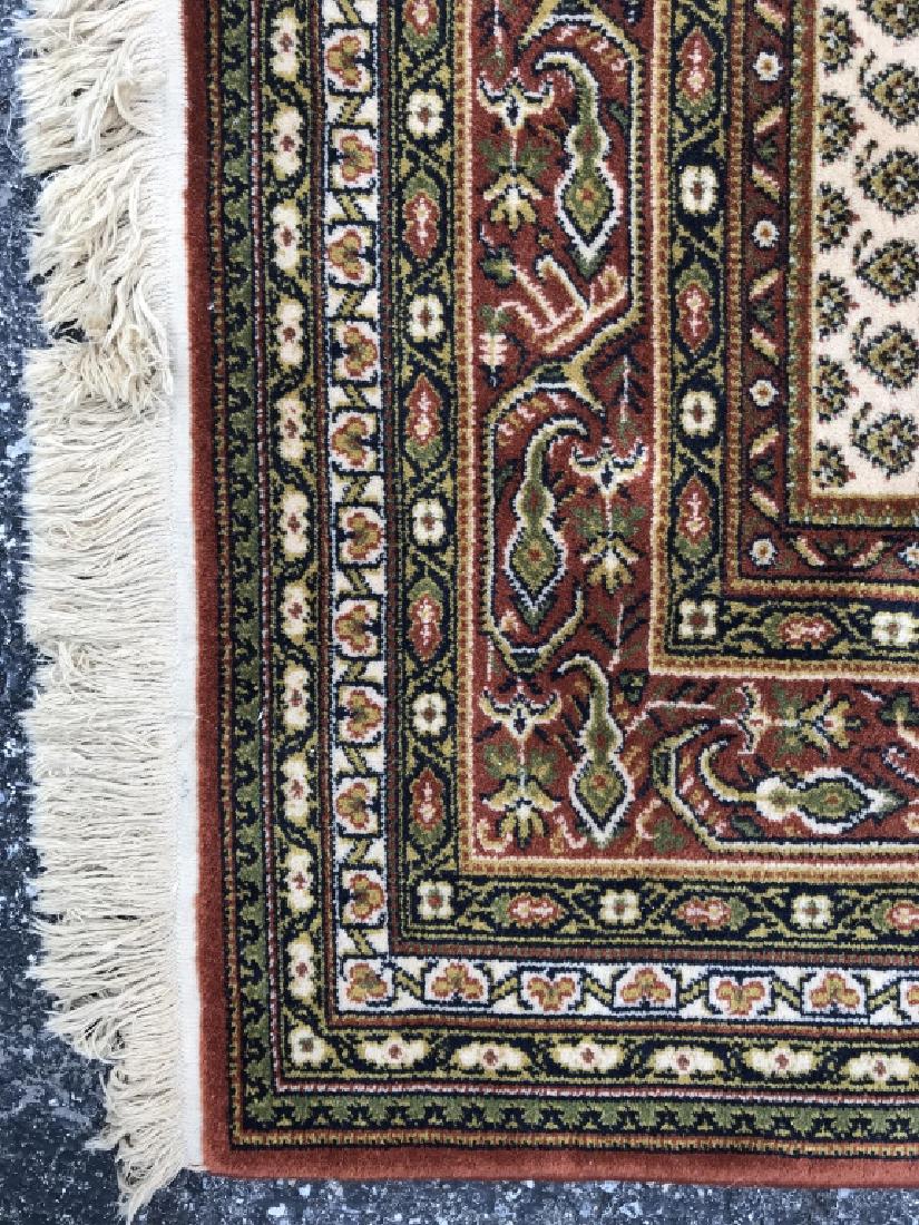 Intricately Detailed Fringed Wool Rug (1 of 10)