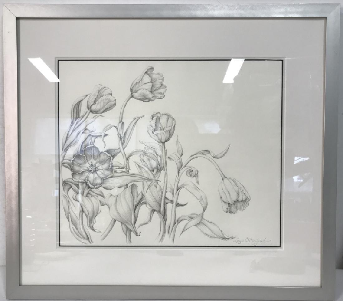 LOUIS W MONFRIED Signed Botanical Artwork (1 of 8)