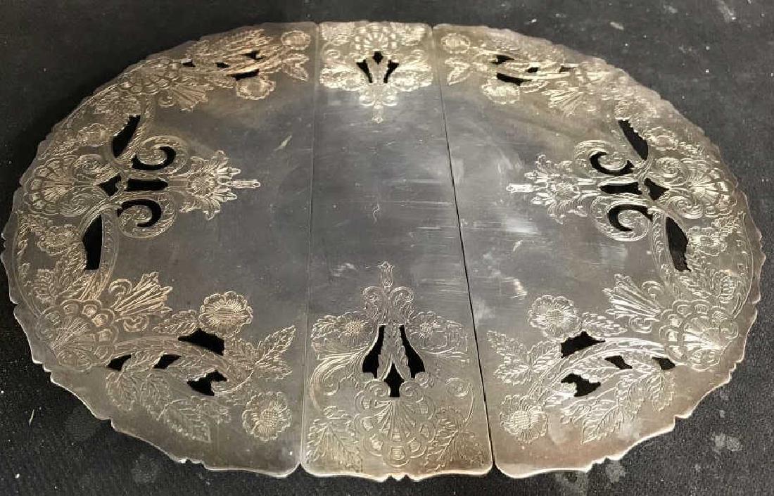 English Silver Plate Expandable Trivet (1 of 9)