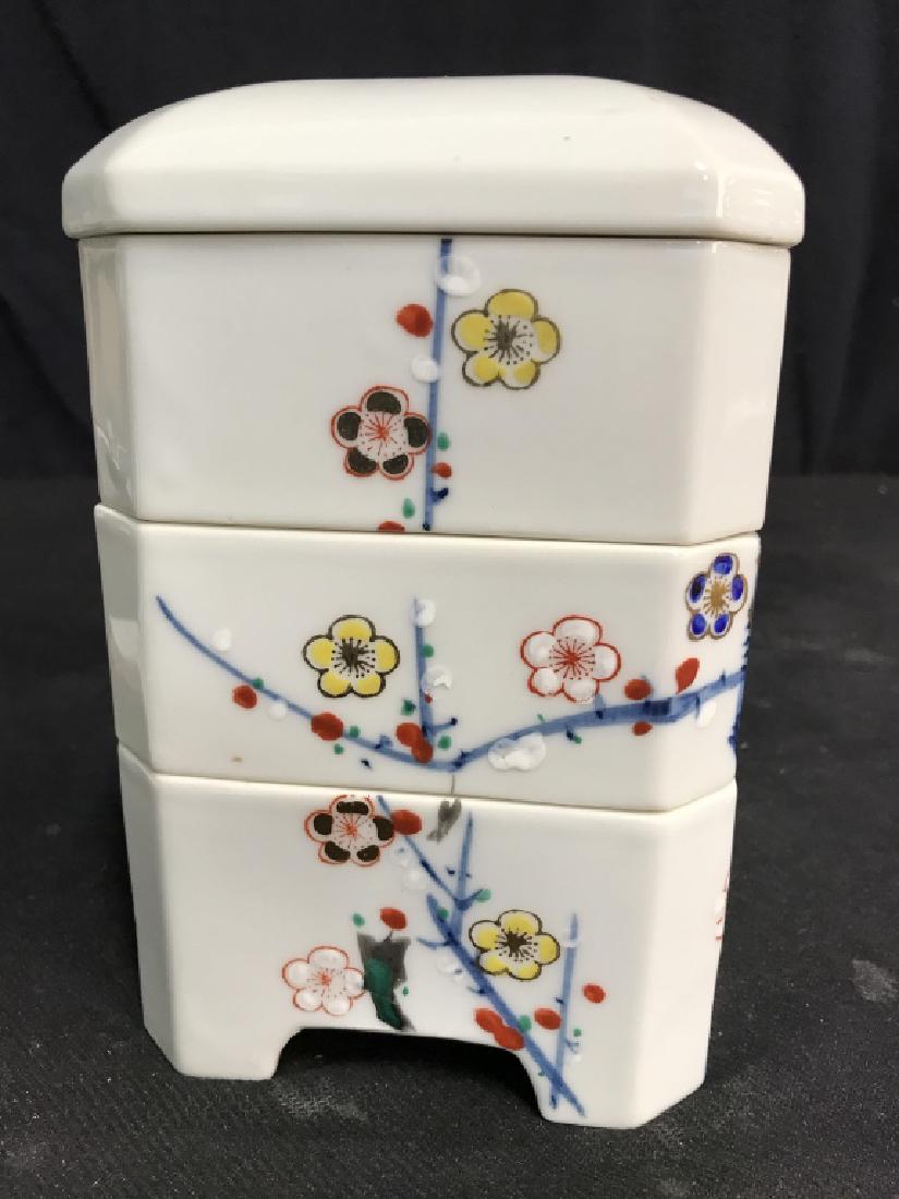 Chinese Hand Painted Porcelain Box Set (1 of 9)