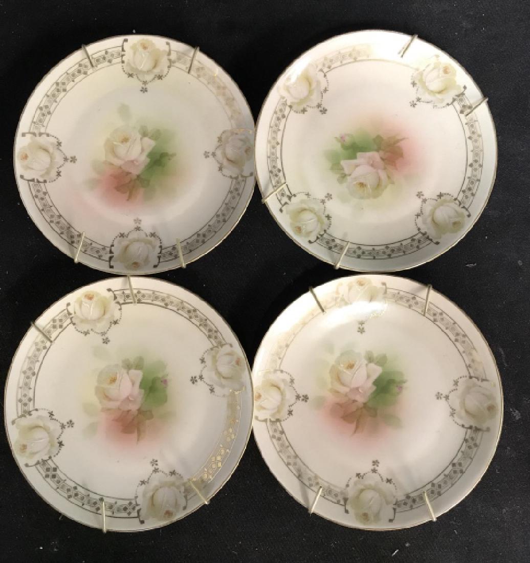 Set 4 Antique Porcelain Plates, Prussia (1 of 7)