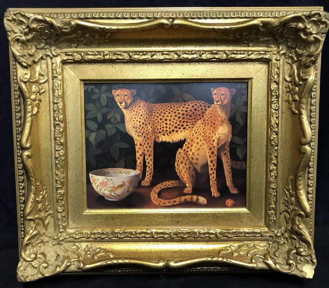 Ornately Framed Cheetah Print (1 of 5)