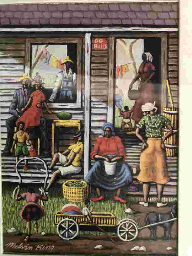 Melvin King Framed Print Artwork