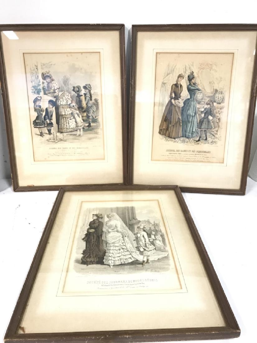 Lot 3 Vintage French Etching/Lithograph Artworks (1 of 11)
