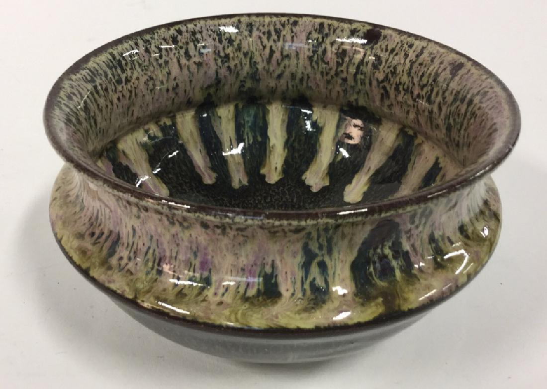 Hand Formed And Glazed Pottery Bowl