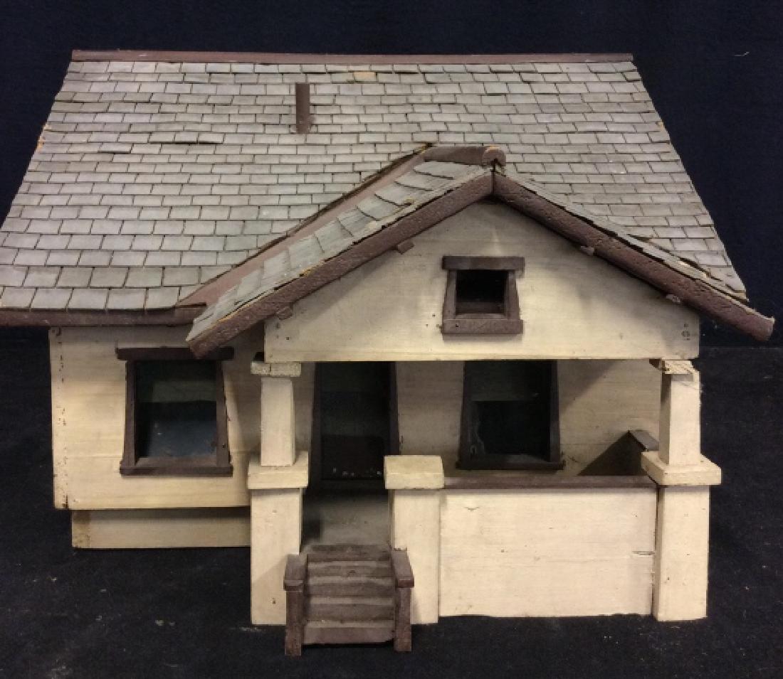 Vintage Folk Art Decorative Doll House (1 of 11)