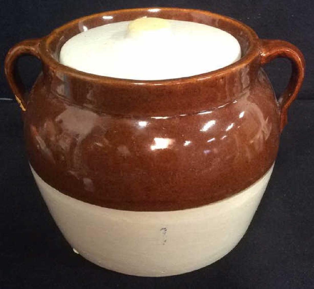 2 Tone Ceramic Dual Handled Jar (1 of 5)