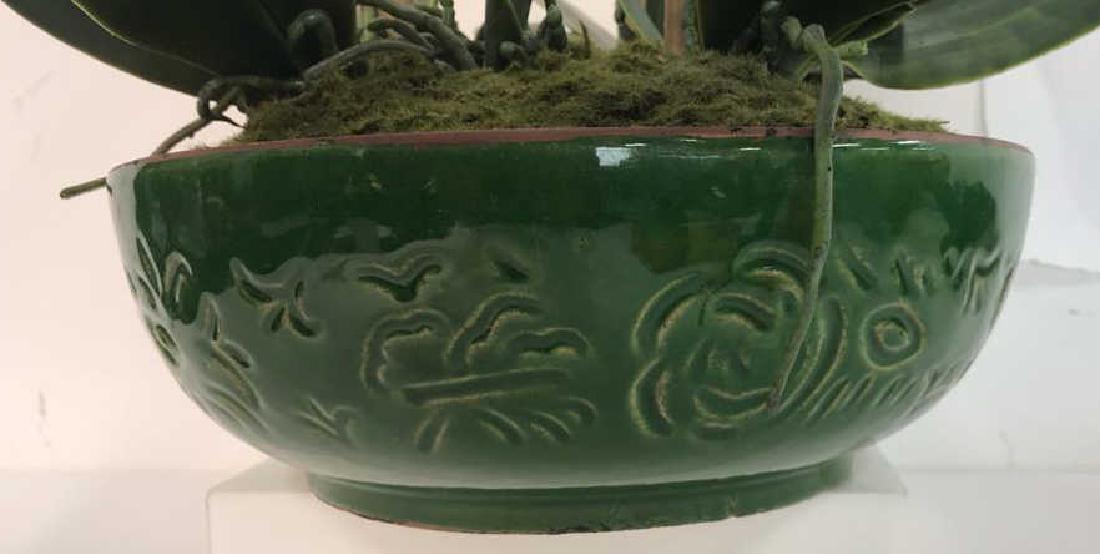 Faux Orchid Plant in Ceramic Pot (1 of 9)