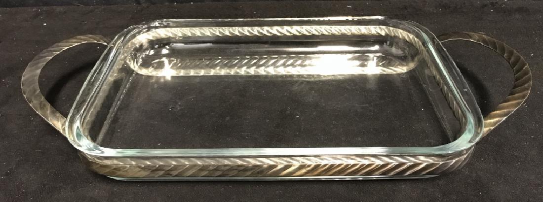 Poss Silver Plate Serving Stand With Glass Dish (1 of 5)