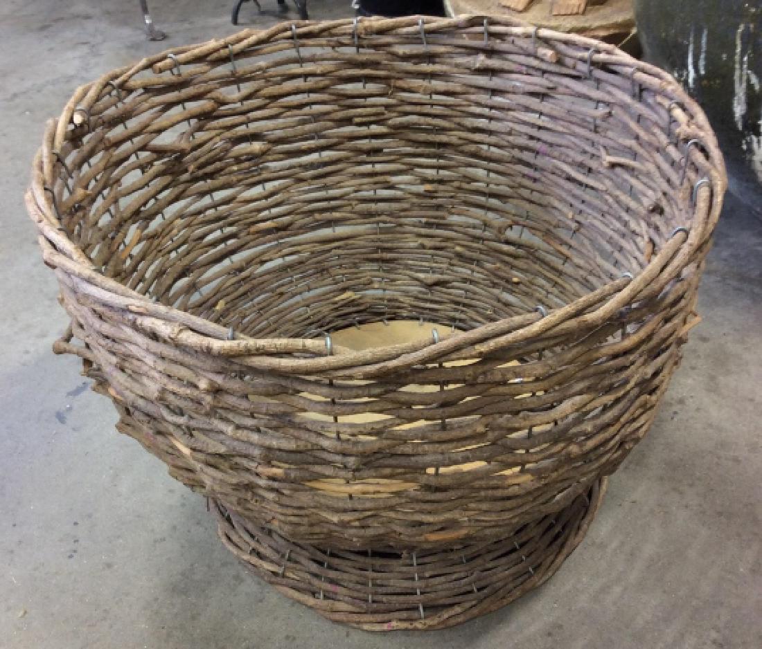 Large Rustic Wooden Basket Oct 17, 2018 The Benefit Shop Foundation