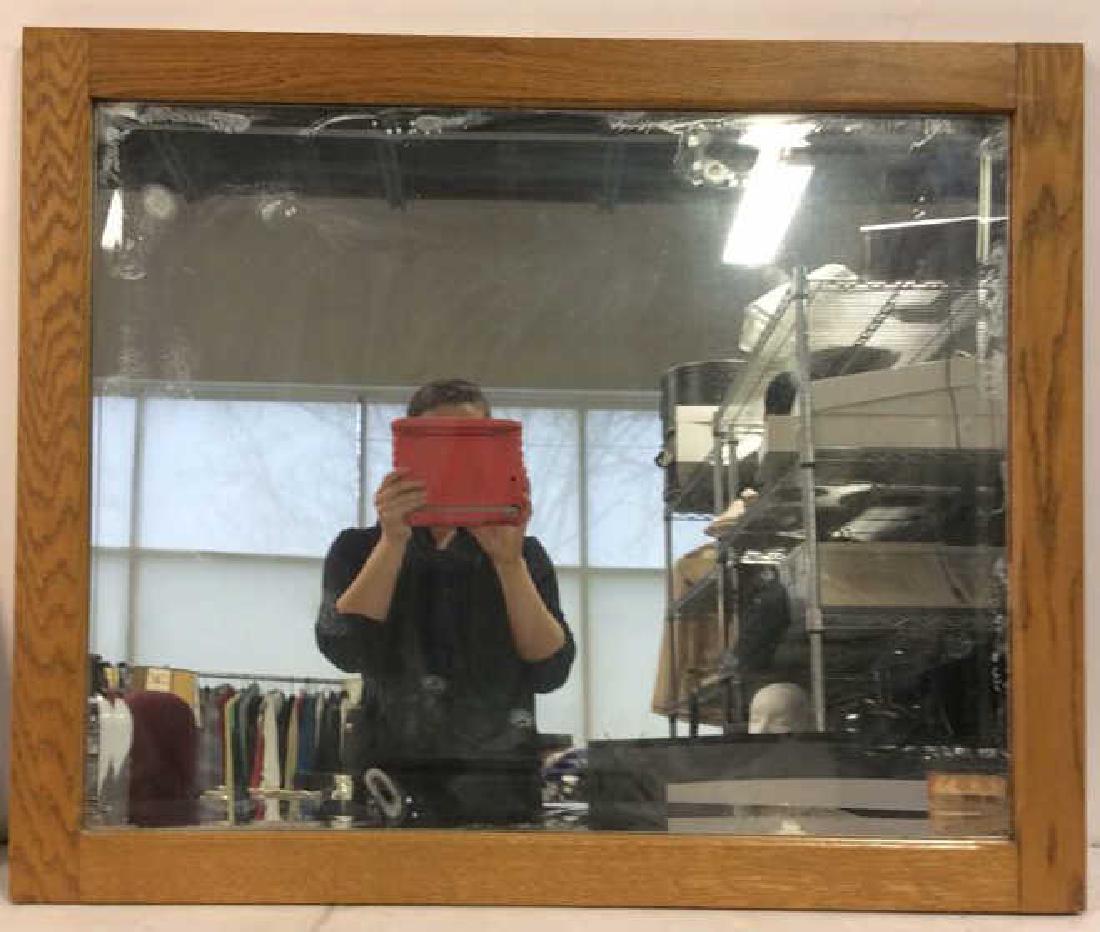 Vintage Wooden Frame Mirror (1 of 5)