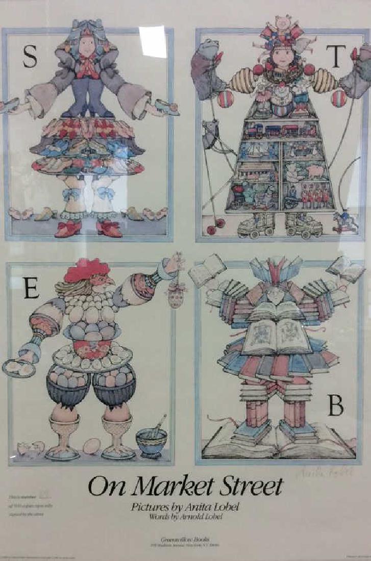 On Market Street ANITA LOBEL Framed Poster (1 of 10)