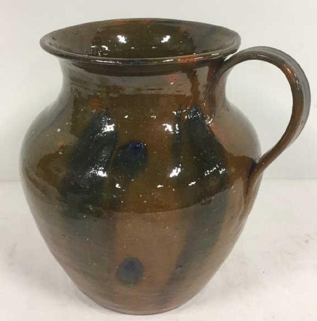 Handmade Studio Art Pottery Vase With Handle (1 of 8)