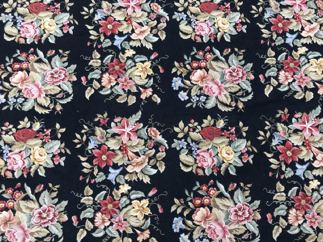 Vintage Handmade Needlepoint Rug (1 of 10)