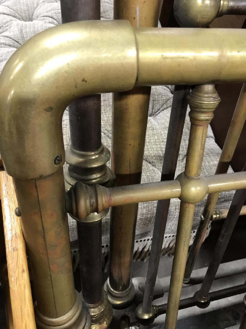 Gold Toned Brass Bed Frame Set (1 of 5)