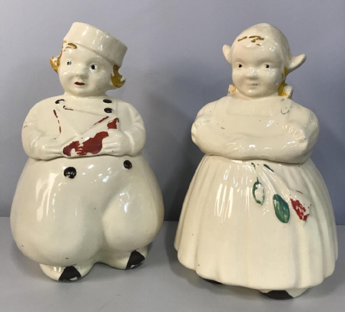 Vintage Dutch Boy And Girl Boy Cookie Jars (1 of 6)