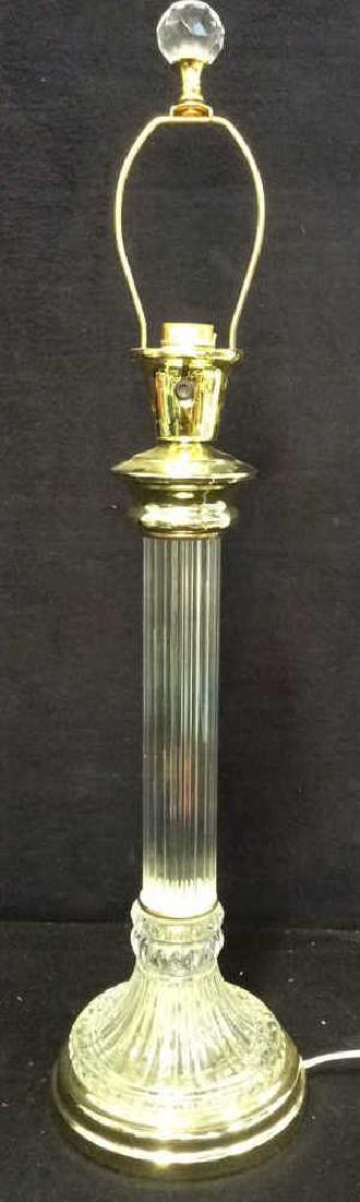 CRYSTAL CLEAR Glass & Crystal Lamp (1 of 7)