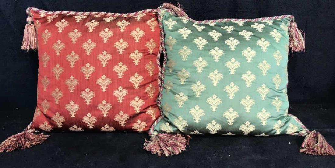 Pair Decorator Silk Toss Pillows (1 of 9)