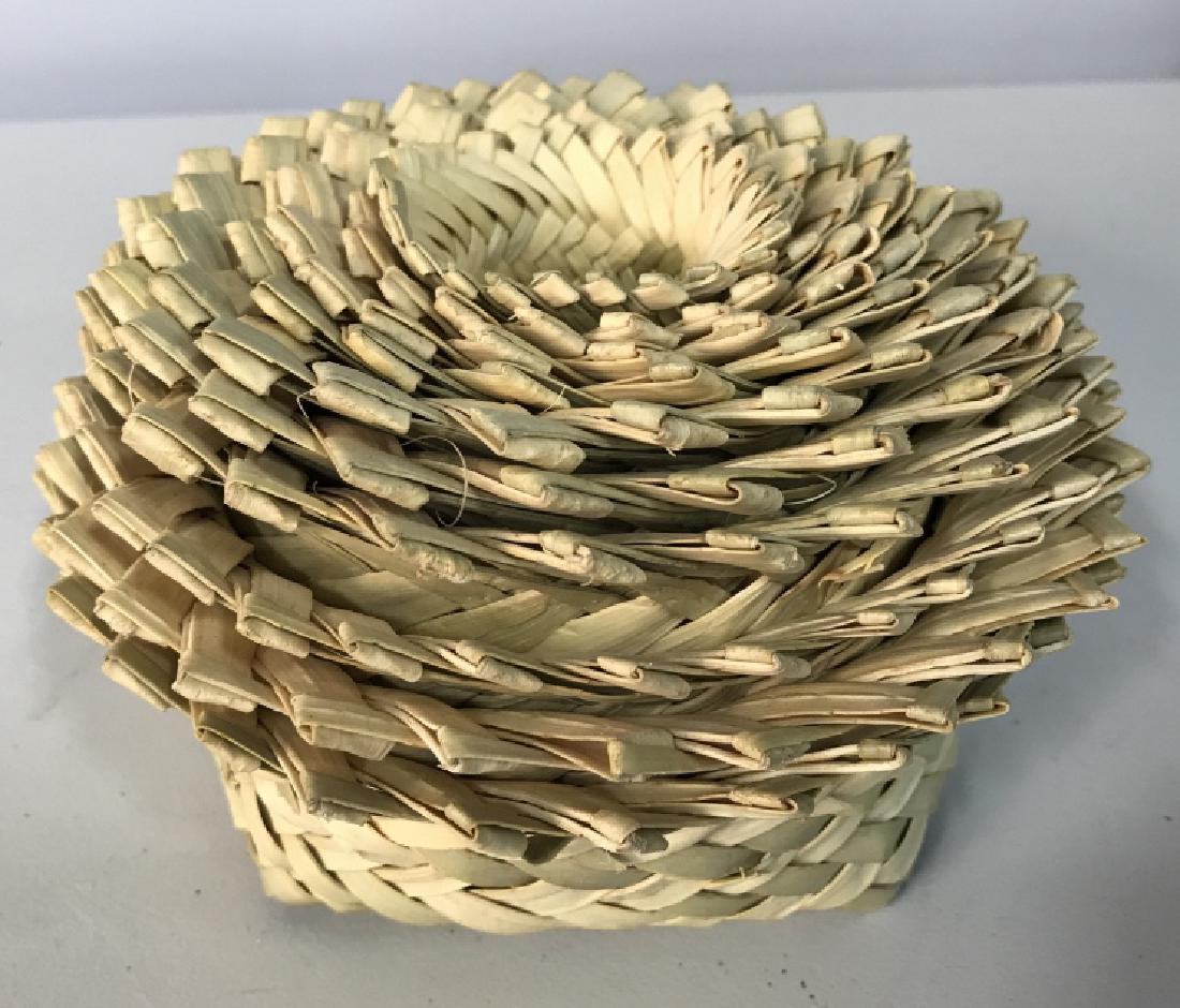 Set 10 Nest Of Small Woven Baskets (1 of 4)