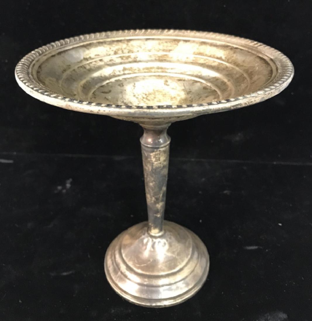Vintage Sterling Weighted Pedestal Candy Dish