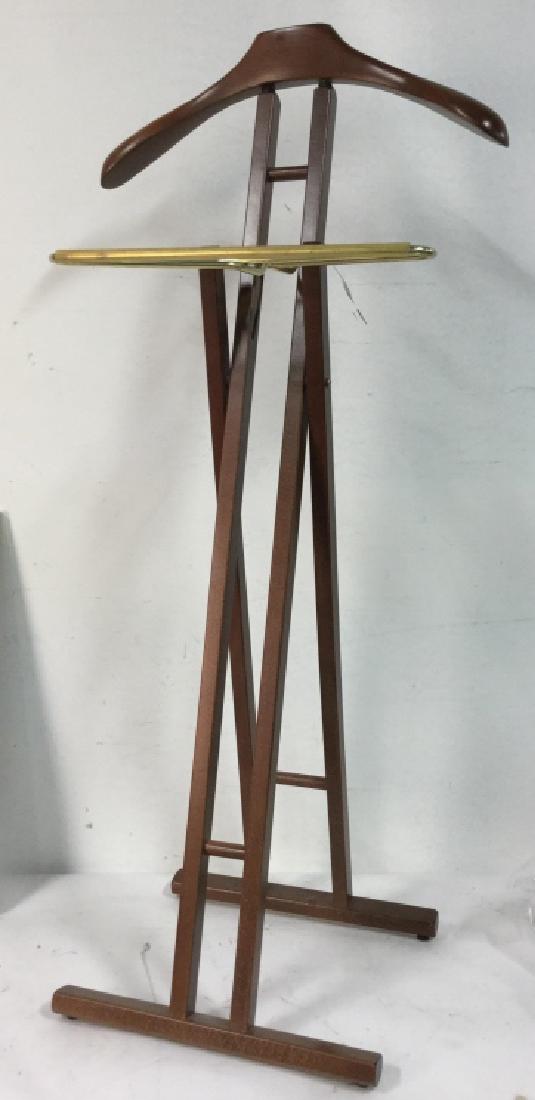 Wooden Valet Suit Stand