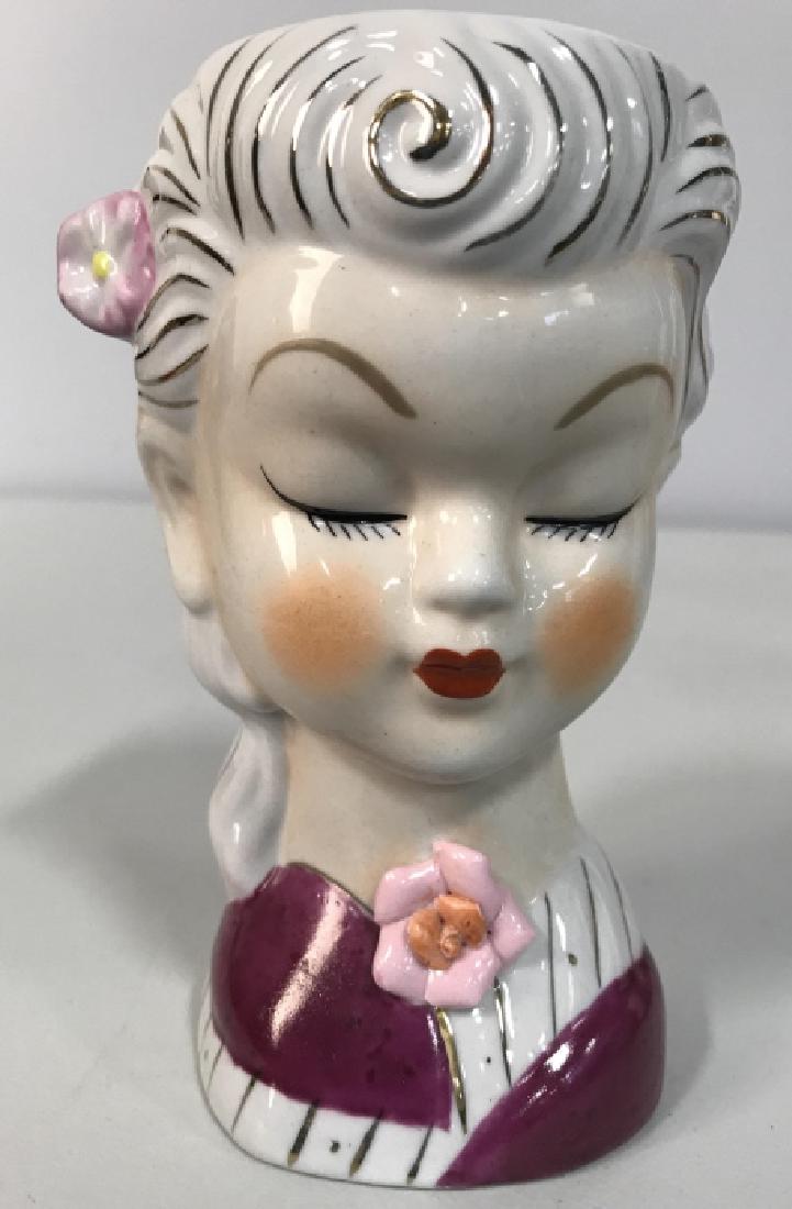 Vintage Ladies Head Vase , Circa 1950 (1 of 10)
