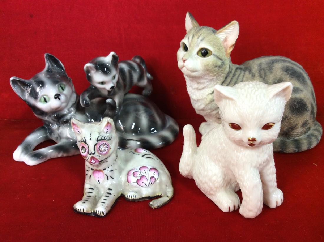 Lot 4 Cat Figurals Decorative Tabletop Decor (1 of 14)