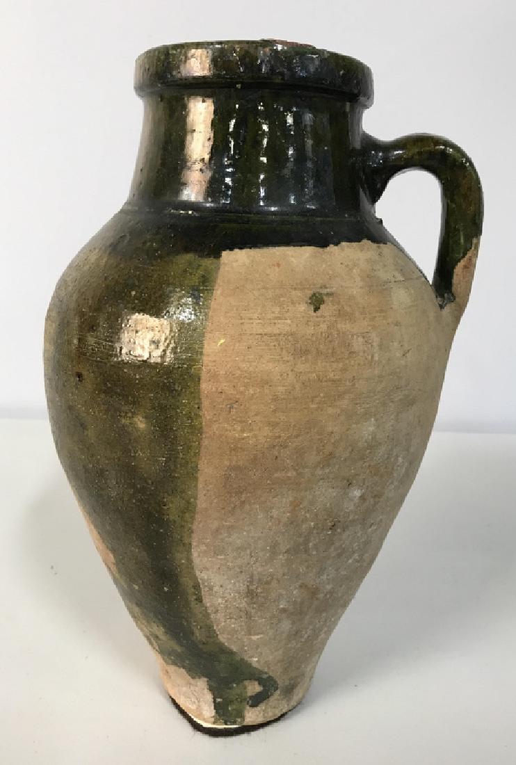 Vintage Glazed French Ceramic Jug (1 of 11)