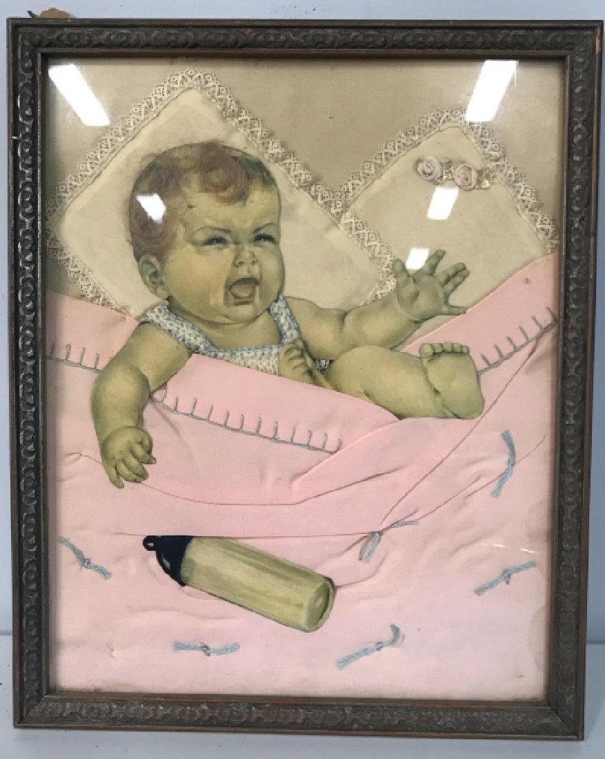 Antique Victorian Mourning Artwork (1 of 6)