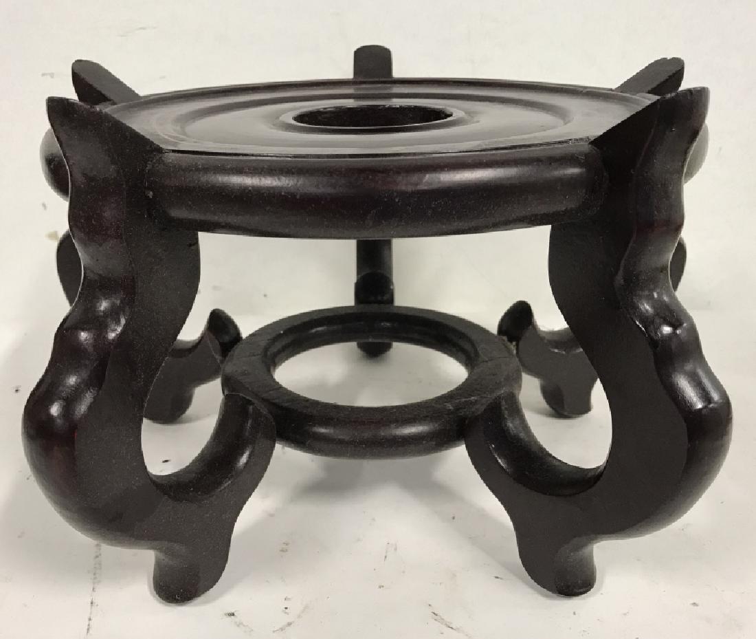 Carved Wooden Planter Stand (1 of 5)